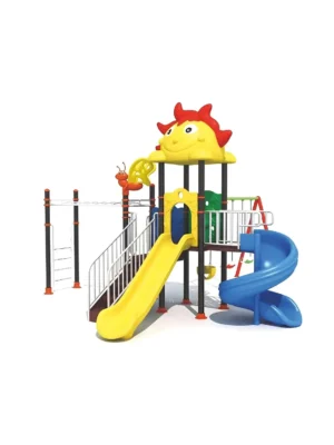 مجموعة زحاليق ومراجيح خارجية كبيرة للأطفال، تجربة ترفيهية آمنة في الحدائق المنزلية والاستراحات