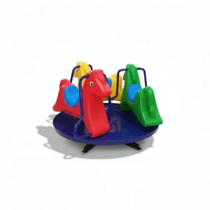 لعبة الأحصنة الدوارة الثلاثية لعبة الأحصنة الدوارة الثلاثية للأطفال للحدائق والمنازل