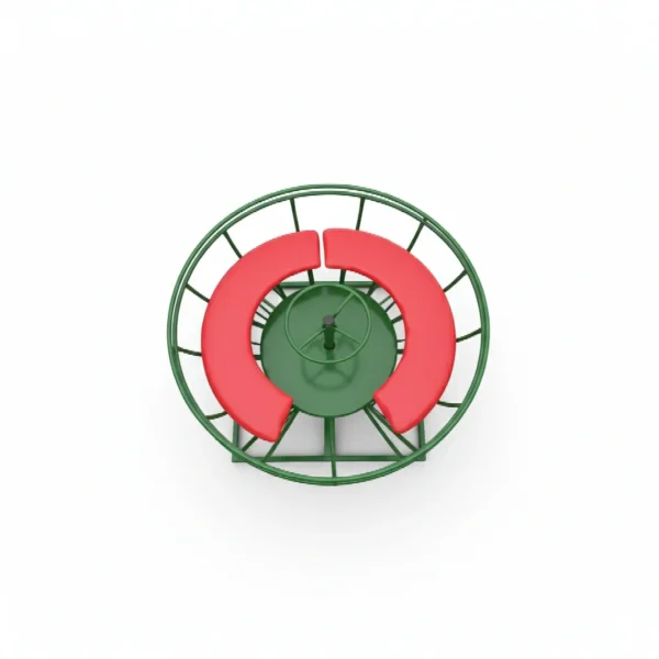 لعبة صحن دوار للأطفال من البلاستيك والحديد