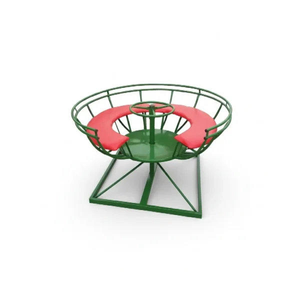 لعبة صحن دوار للأطفال من البلاستيك والحديد