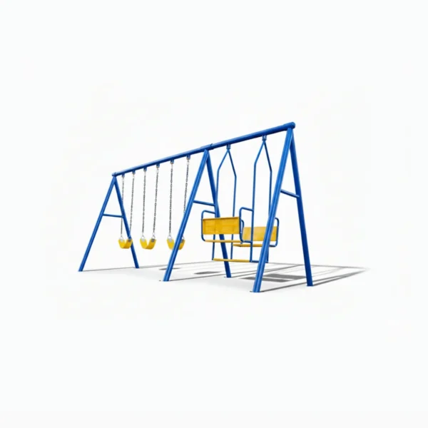 مجموعة المراجيح المتعددة للأطفال – مراجيح آمنة ومتنوعة للحدائق المنزلية والمدارس