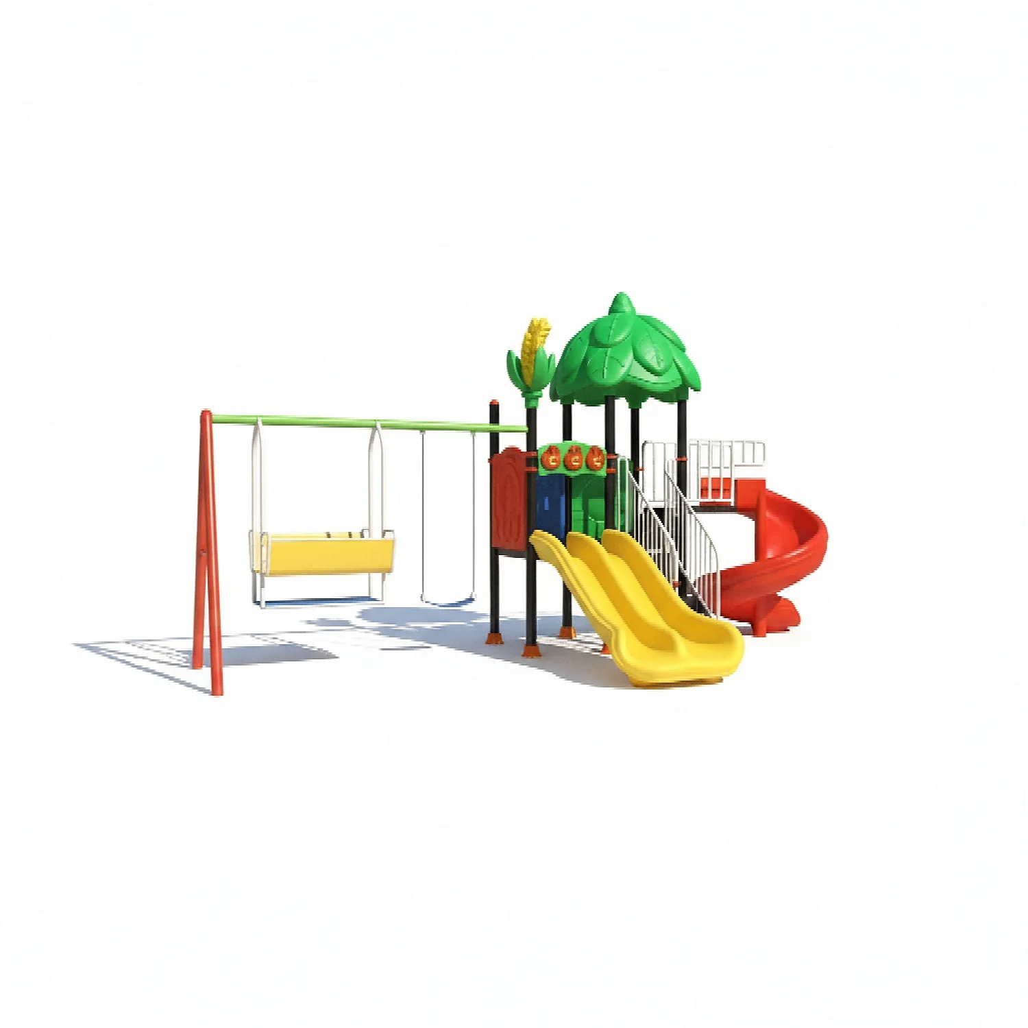 وحدة زحاليق ومراجيح صغيرة الحجم