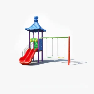 مجموعة زحاليق ومراجيح صغيرة الحجم للأطفال – لعبة آمنة وممتعة