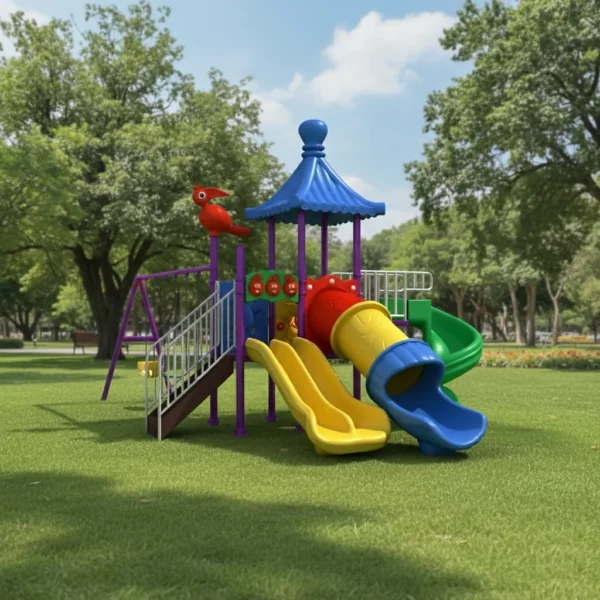 وحدة زحاليق ومراجيح خارجية متوسطة الحجم