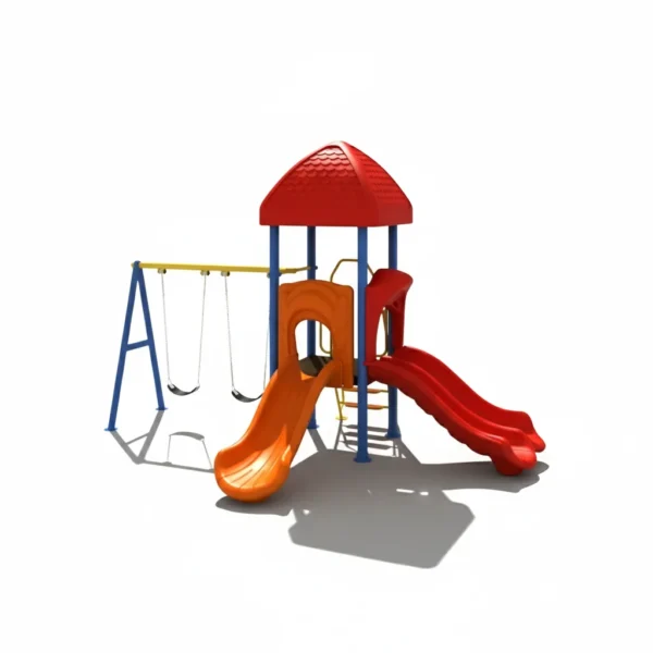 وحدة زحاليق ومراجيح متكاملة صغيرة الحجم للأطفال