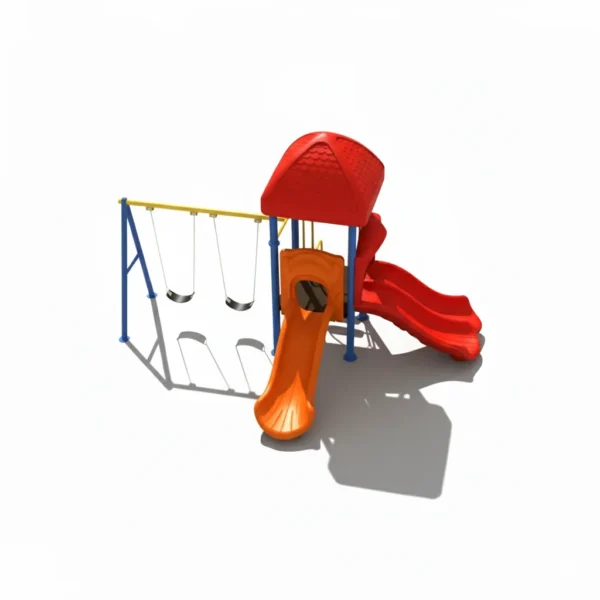 وحدة زحاليق ومراجيح متكاملة صغيرة الحجم للأطفال